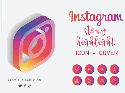 instagram icons and instagram highlight story icon cover 3d animated logo animation animation 3d black and white logo branding business logo design eye logo graphic design icon illustration logo motion graphics ui