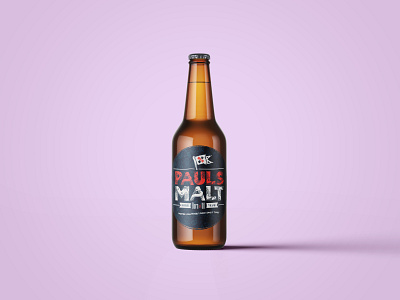 Free Beer Bottle Mockup 1