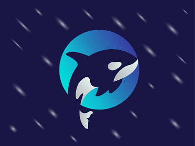 WHALE animation branding design illustration logo minimal vector