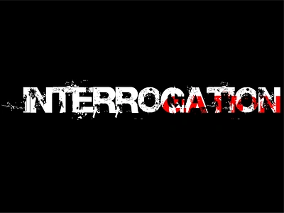 INTERROGATION Take 03 app design graphic design illustration illustrations logo logo design logodesign logos logosketch logotype minimal typogaphy typographic typography typography art ux