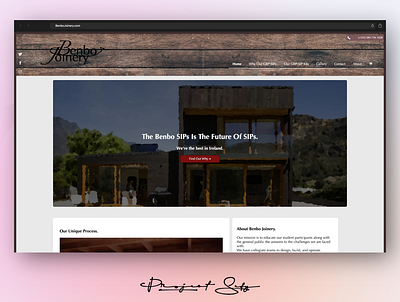 Benbo Joinery branding css design graphic graphic design html logo ui ux web web design web designer web develop web development