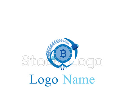 COMBINATION-BUSINESS-LOGO-DESIGN bitcoin logo business logo combination business logo company logo design flat logo graphic designer illustration logo logo creator logo designer logo maker minimalist logo modern logo mz monir mzmonir new logo outstanding logo realestate logo stock logo