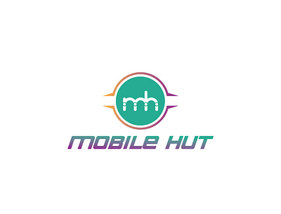 MOBILE BUSINESS LOGO DESIGN business logo design design logo flat logo graphic design graphic designer illustration logo logo creator logo designer logo maker mh mh logo minimalist logo mobile mobile business logo mobile hut logo modern logo mzmonir outstanding logo