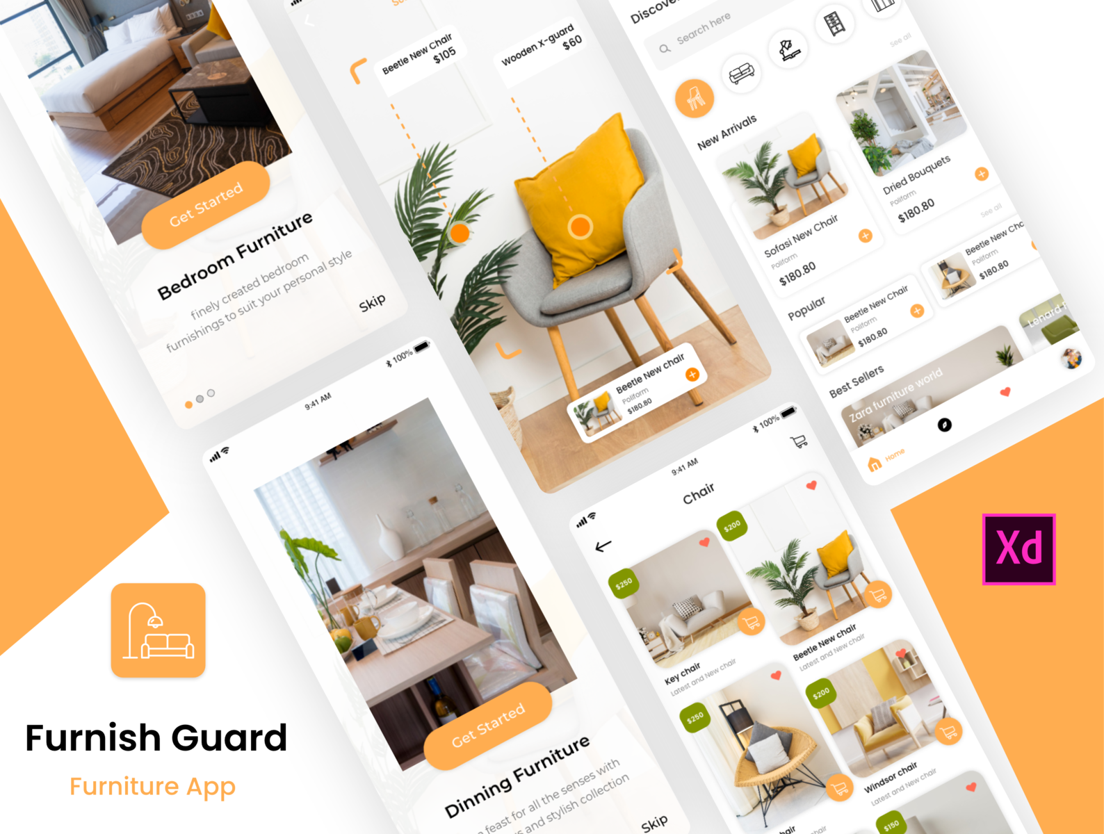 Best Furniture App UI/UX Design by Amit Patel on Dribbble