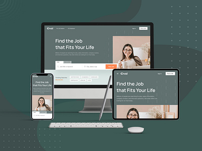 Job Finder Portal Website Design app branding design design app designer logo ui ux web web designer website design