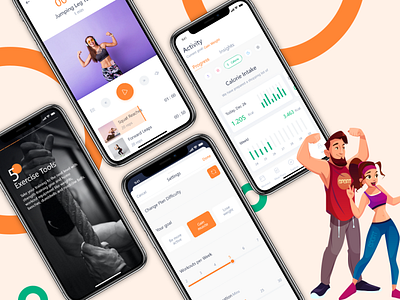 Best Ui Design for Fitness App app design branding dashboard design design app designer designers fitness fitness app fitness center health and fitness ui uidesign ux ux design