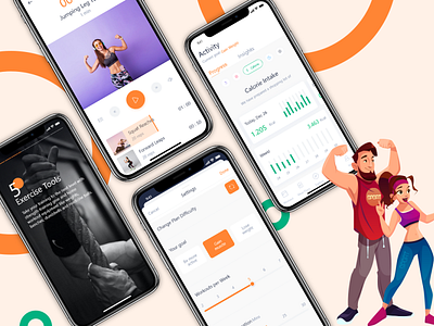 Best Ui Design for Fitness App