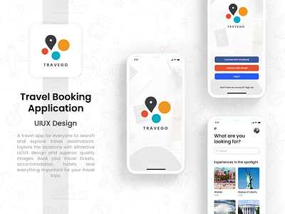 Travel App UI\UX Design app design app development design design app designer designers travel app travelers ui ui design ux ux design