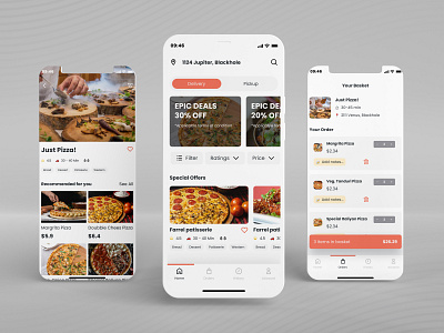 Food Delivery service - Mobile App Design 🍱