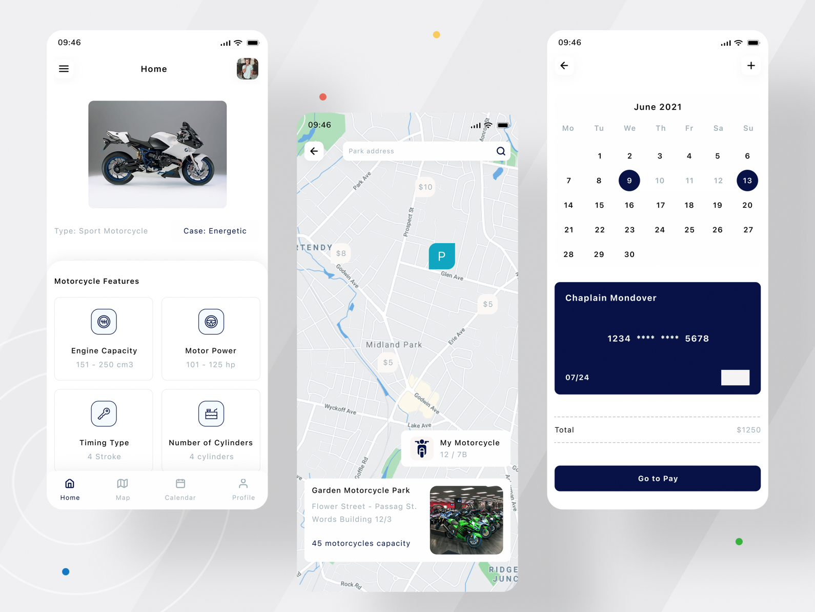 Motorcycle Rental App Design by Amit Patel on Dribbble