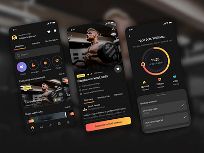 Fitness & Workout App Design