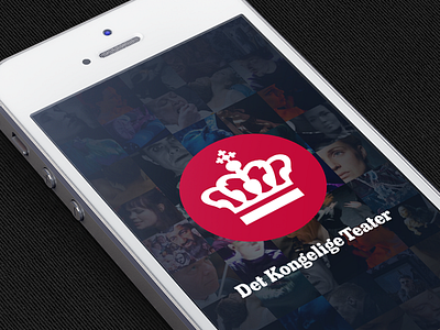 Danish Royal Theatre Splash Screen app branding flat ios iphone logo mobile picture splash splash screen theatre ui