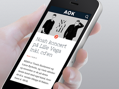 AOK Article article colour flat icons mobile simple ui website