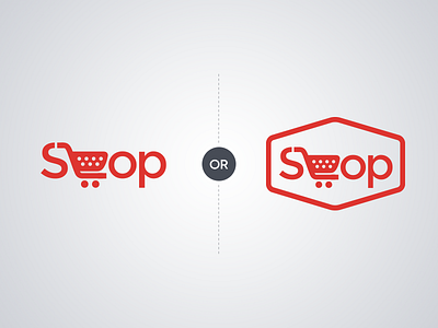 Shop Logo basket icon logo rebound red shop shopping