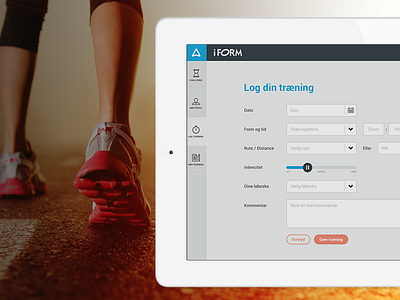 iForm Challenge - Log your workouts bodybuilding clean exercise fitness flat iform running simple sport tracker tracking workout