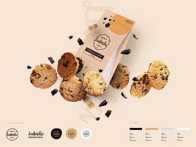 Ludmila Cookies branding design designer illustration logo logo design logo designer minimal packaging ui uiux userinterface vector web webdesign