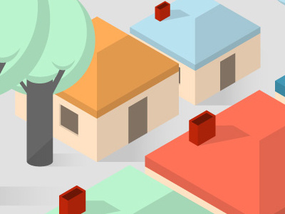 Isometric Animation flat illustration isometric