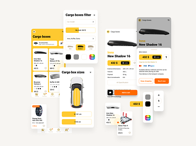 Kenauto: All for auto travel car ecommerce travel uidesign uxui web design yellow