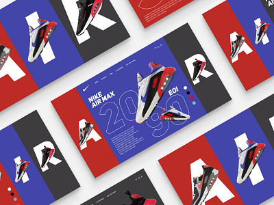 Nike Air Max Product Page Design Concept