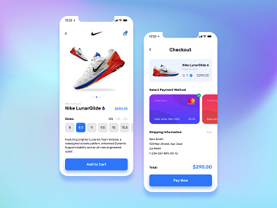 Daily UI 002 - Credit Card Checkout app application checkout concept credit card dailyui ecommerce figma mobile app nike nike app product page shoe app shoes app ui uidesign uiux user interface ux uxdesign