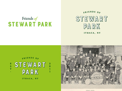 Park Type Explorations new york park retro type typography
