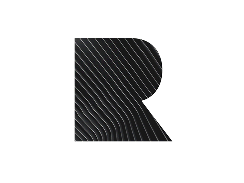 R Textures brand branding design gif logo texture type