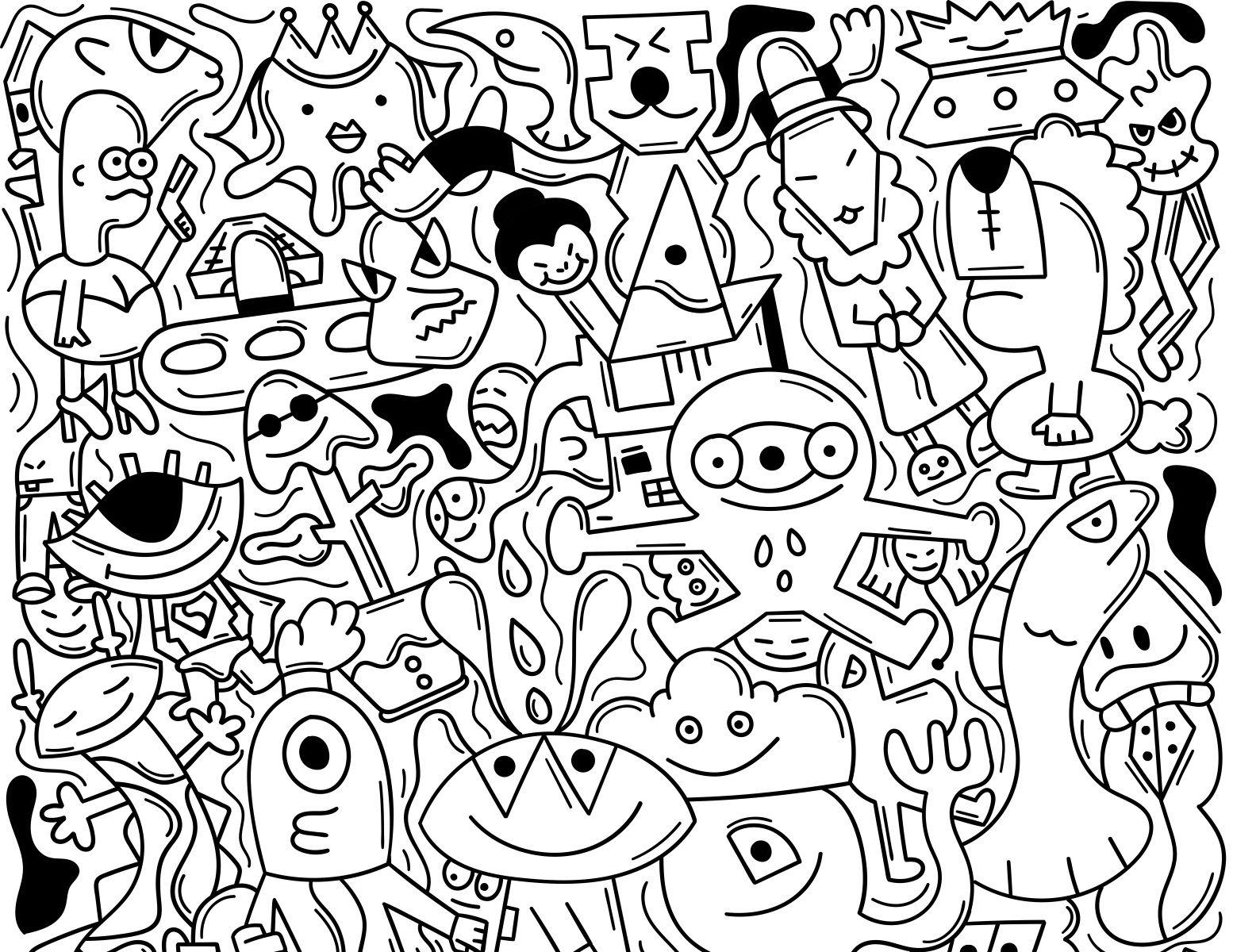 Doodle Universe Monster Collection Vol. 10 by Rinaldi Hendrawan on Dribbble