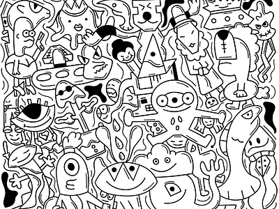 Doodle Universe Monster Collection Vol. 10 By Rinaldi Hendrawan On Dribbble