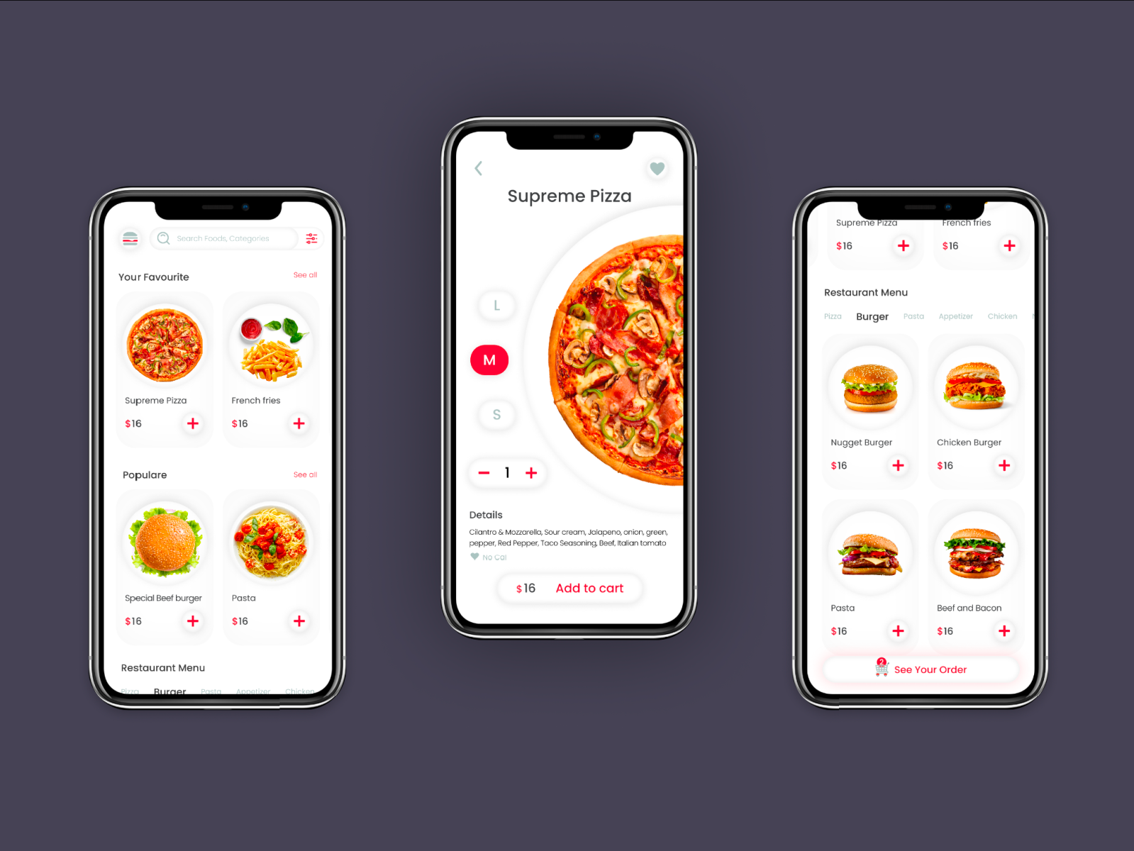 Food Delivery App by Morty Akard on Dribbble