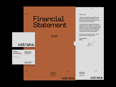 Ostraka - Brand Identity design