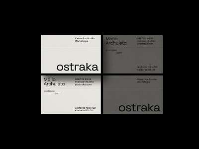 Ostraka - Brand Identity