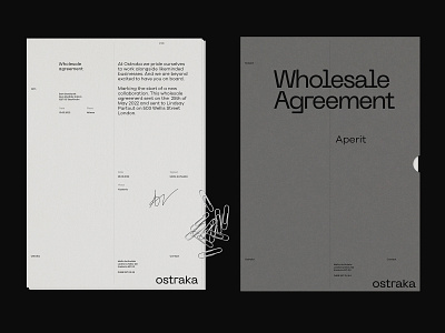 Ostraka - Brand Identity a4 art direction branding ceramics composition design folder graphic design grey identity logo minimal stationary