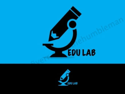 EDU LAB scientific art branding design flat graphic design illustration illustrator logo minimal vector web