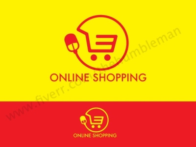 online shopping art branding design flat graphic design illustration illustrator logo minimal vector web