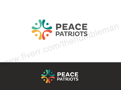PEACE PATRIOTS art branding design flat graphic design illustration illustrator logo minimal vector web