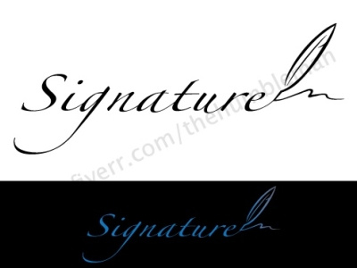 signature art branding design flat graphic design illustration illustrator logo minimal ui vector web