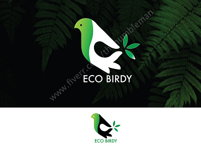 eco bridy art branding design flat graphic design illustration illustrator logo minimal vector web