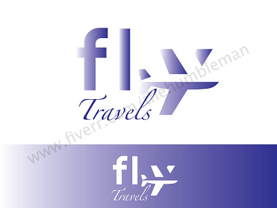 fly travels art branding design flat graphic design illustration illustrator logo minimal vector web