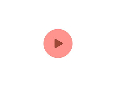 Pig Play/Pause Button ae animation button cursor design flat gif icon mouse orange pause pig play pointer ui