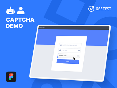 CAPTCHA Demo By Figma Interactive Animation