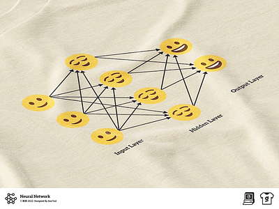 Neural Network｜2022 GeeTest SU T-shirt ai branding cnn design gcn geetest graphic design illustration logo neurral network t shirt