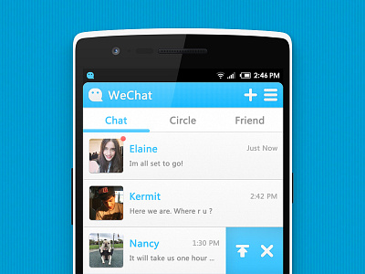 WeChat app-Redesign app redesign ui wechat