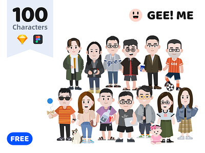 GEE! ME - 100 Characters Free Download