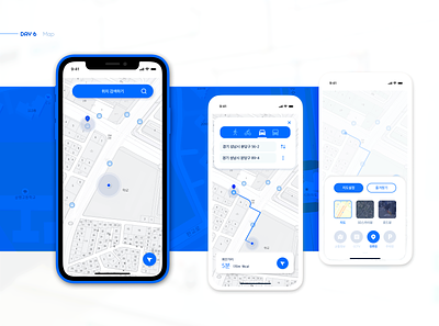 Map Application app app design application application ui blue design flat location map map ui mapping maps ui design uxui 디자인 맵 앱