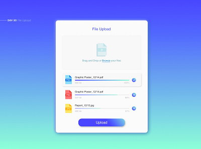 File Upload app color daily ui design file file upload gradient inspiration interface mobile simple ui ui design upload upload file ux uxui web