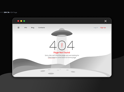 404 Page 404 error page 404 page app app design black white clean daily ui design error page figma inspiration interface mobile simple ui ui design ux uxui web website