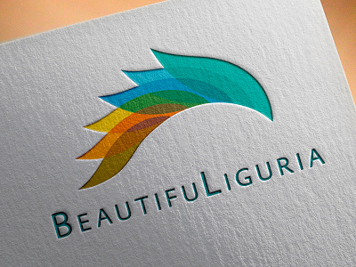 Beautiful Liguria card vist italy logo