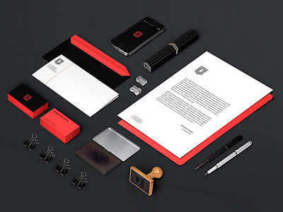 Christian Vizcarra - Personal Brand black branding christian design fingerprint logo red self identity shield vizcarra