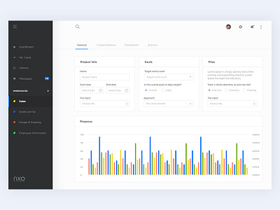 Task - Dashboard clean dashboard design experience interacton interface task user