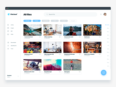 Filecloud cloud app - Daily UI Challenge 8/365